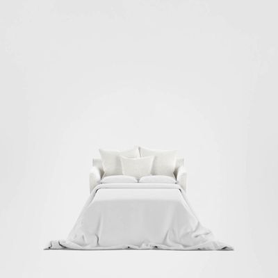 Noosa Hamptons 1.5 Seat Sofa Bed Ivory