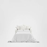 Noosa Hamptons 1.5 Seat Sofa Bed Ivory