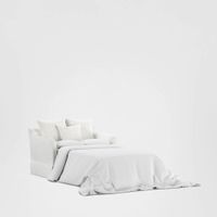 Noosa Hamptons 1.5 Seat Sofa Bed Ivory