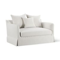 Noosa Hamptons 1.5 Seat Sofa Bed Ivory