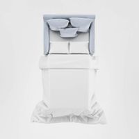 Noosa Hamptons 1.5 Seat Sofa Bed Beach W/White Piping