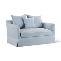 Noosa Hamptons 1.5 Seat Sofa Bed Beach W/White Piping