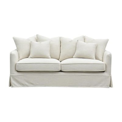 Noosa Hamptons 2.5 Seat Sofa Bed Ivory