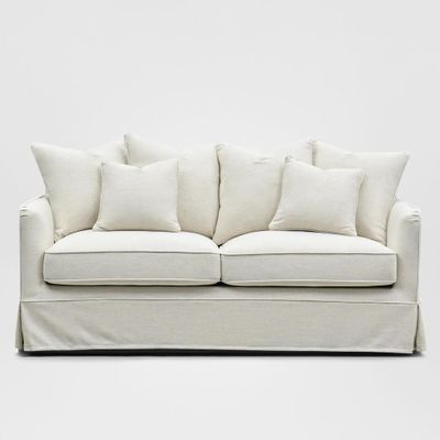 Noosa Hamptons 2.5 Seat Sofa Bed Ivory
