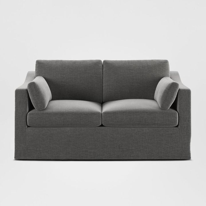 Noosa Hamptons 2 Seat Sofa Bed Noosa Navy W/White Piping