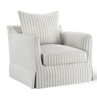 Noosa Hamptons 1.5 Seat Sofa Bed Natural Stripe