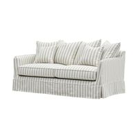 Noosa Hamptons 2.5 Seat Sofa Bed Natural Stripe