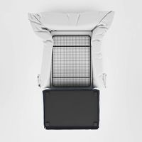 Noosa Hamptons 1.5 Seat Sofa Bed Navy W/White Pipping