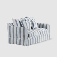 Noosa Hamptons 2 Seat Sofa Sky Stripe