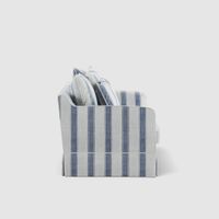Noosa Hamptons 2 Seat Sofa Sky Stripe
