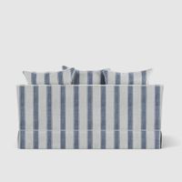 Noosa Hamptons 2 Seat Sofa Sky Stripe