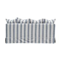 Noosa Hamptons 3 Seat Sofa Blue Sky Stripe