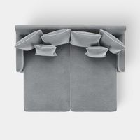 Noosa Double Chaise Daybed Grey