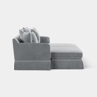 Noosa Double Chaise Daybed Grey