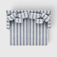 Noosa Double Chaise Daybed Blue Sky Stripe