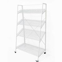 Metal Flower Rack with 6 Shelves 24 Buckets