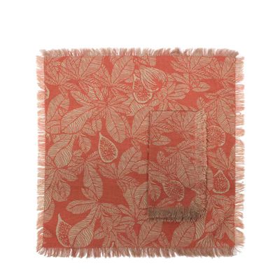 Fig Tree Napkin Rose Dawn Set of 4