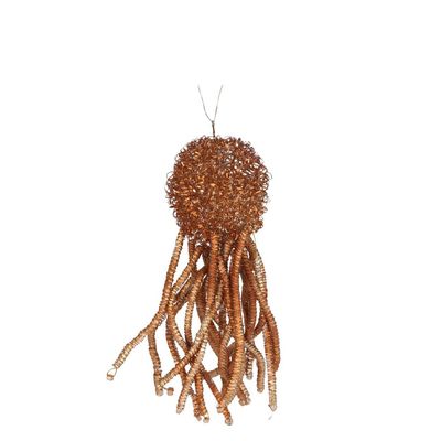 Fuzzy Tassel Hanging Tree Decoration Bronze