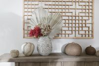 Ostrich Egg Ceramic Vase Natural