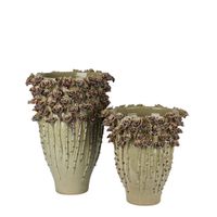 Rose Vase Large Green H:60cm