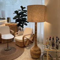 Sitar Floor Lamp Natural- Base Only