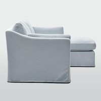 Clovelly 3 Seater Right Chaise Sofa Beach Covers Only