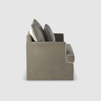 Byron Hamptons Armchair Natural W/White Piping