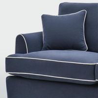 Byron Hamptons 2.5 Seat Sofa Navy