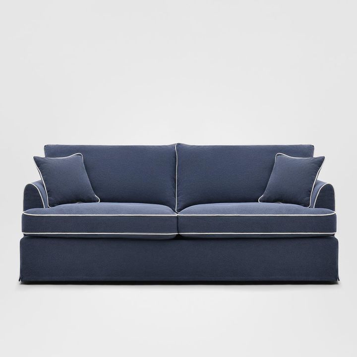 Byron Hamptons 3 Seat Sofa Navy