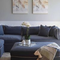 Marbella Ottoman Navy