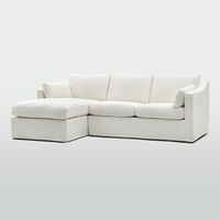 Clovelly 3 Seater Left Chaise Sofa Ivory Covers Only