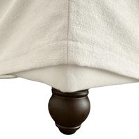 Marbella Ottoman Ivory
