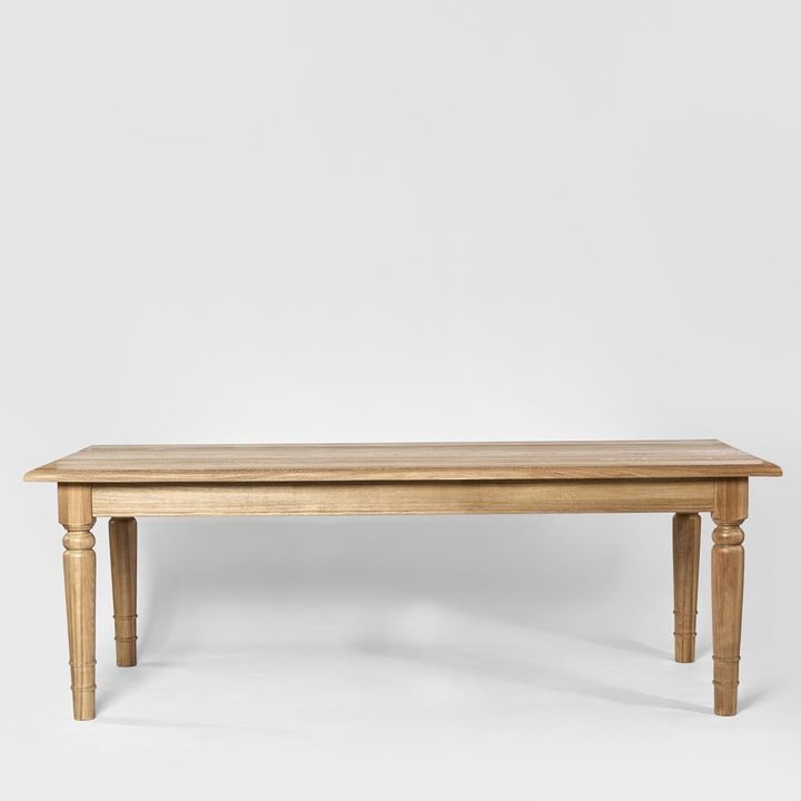 Windsor Table Rectangular Weathered Oak