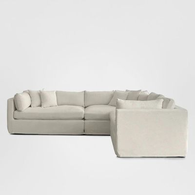 Marbella Modular Sofa Ivory - Right Facing