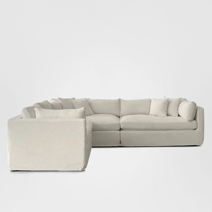 Marbella Modular Sofa Ivory - Left Facing