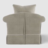 Avalon Hamptons Armchair Natural W/White Piping