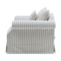Avalon Hamptons Armchair Stone Stripe