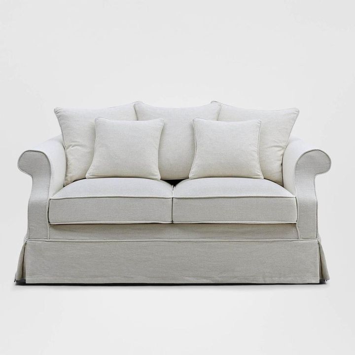 Avalon Hamptons 2 Seat Sofa Ivory