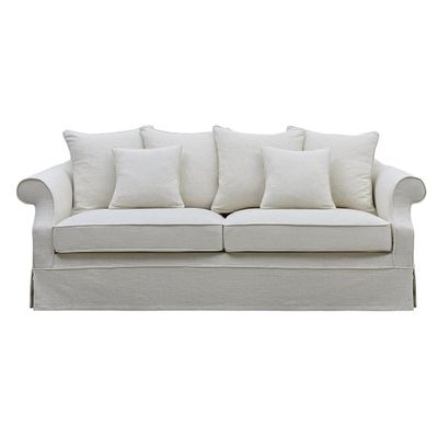 Avalon Hamptons 3 Seat Sofa Ivory