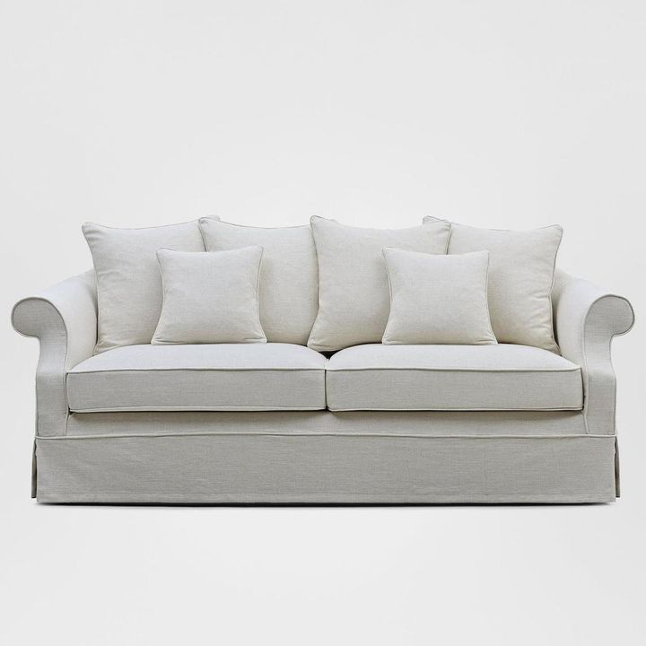 Avalon Hamptons 3 Seat Sofa Ivory