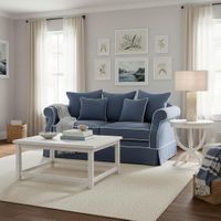 Avalon Hamptons 2 Seat Sofa Navy