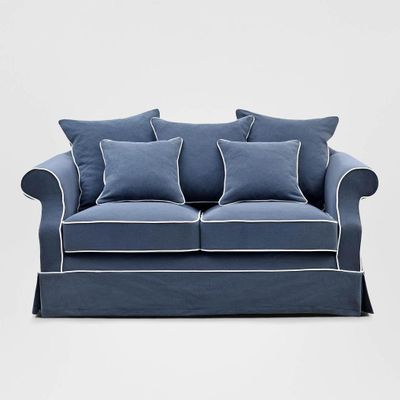 Avalon Hamptons 2 Seat Sofa Navy