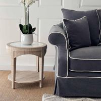 Avalon Hamptons 3 Seat Sofa Navy