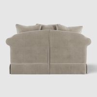Avalon Hamptons 2 Seat Sofa Natural W/White Piping