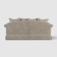 Avalon Hamptons 3 Seat Sofa Natural W/White Piping