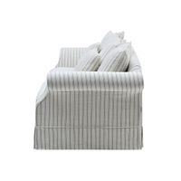 Avalon Hamptons 3 Seat Sofa Stone Stripe