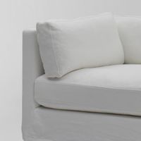 Pamona 4 Seat Sofa White