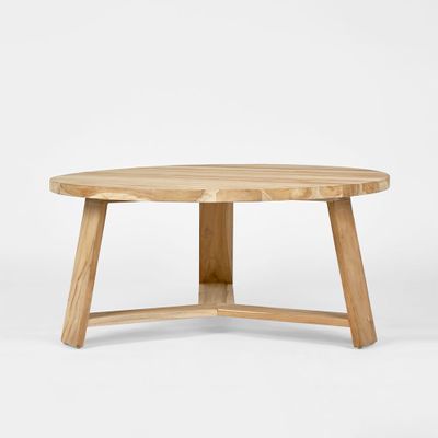 Bermuda Teak Coffee Table 90cm - Outdoor Under-Cover
