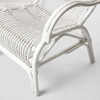 Seville Rattan Two Seater White
