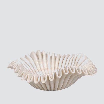 Lehriya Marble Bowl Medium White
